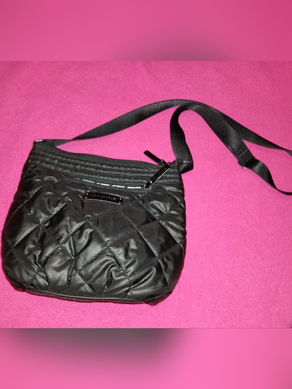 Vera Bradley Black Quilted Crossbody Bag